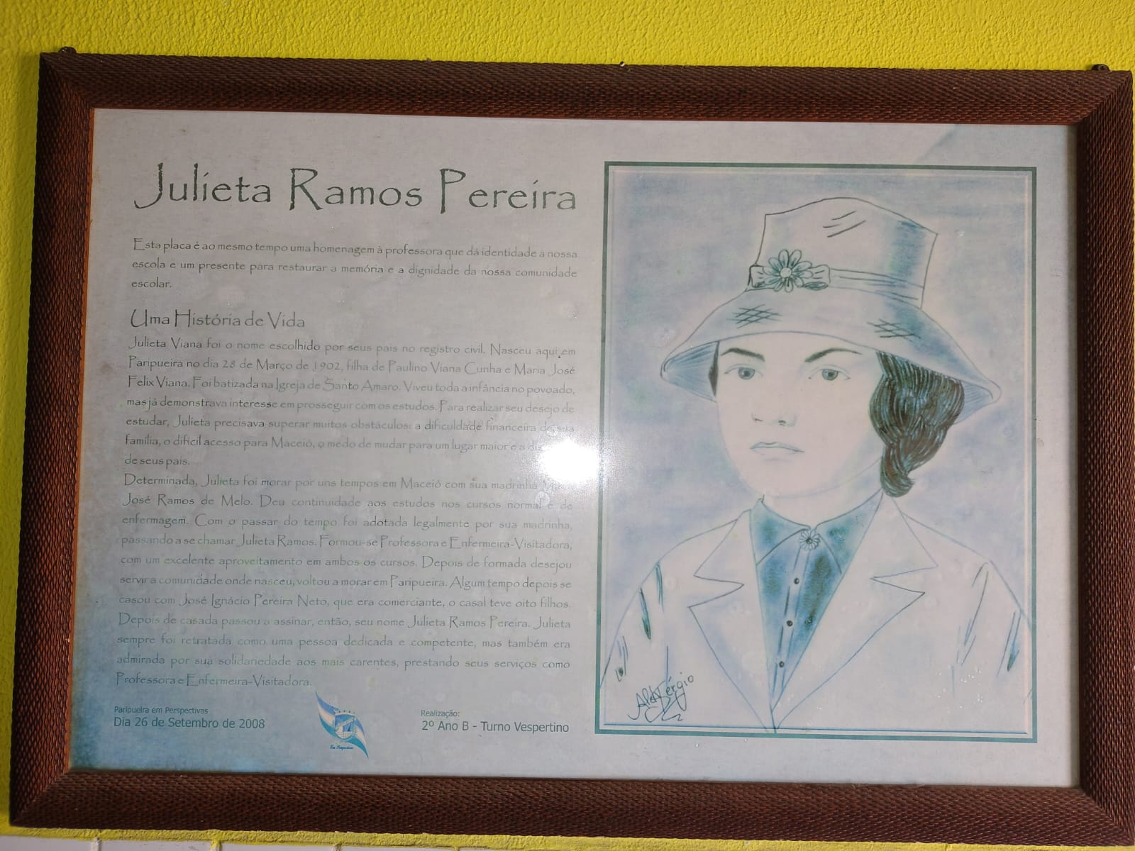 Professora Julieta Ramos Pereira